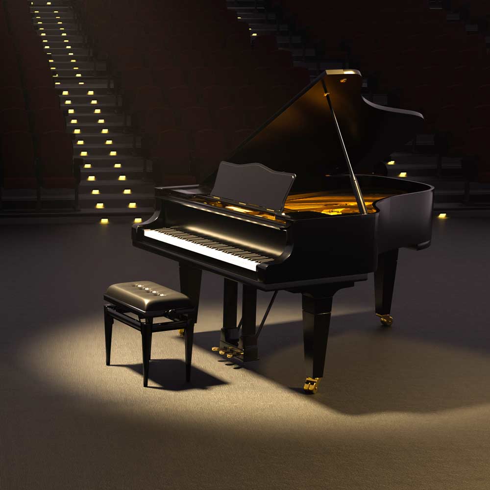 Piano and music